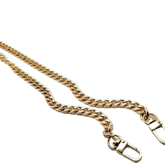 Heavy Curb Link Purse Handbag Chain with Swivel Hooks - Picture 6 of 7